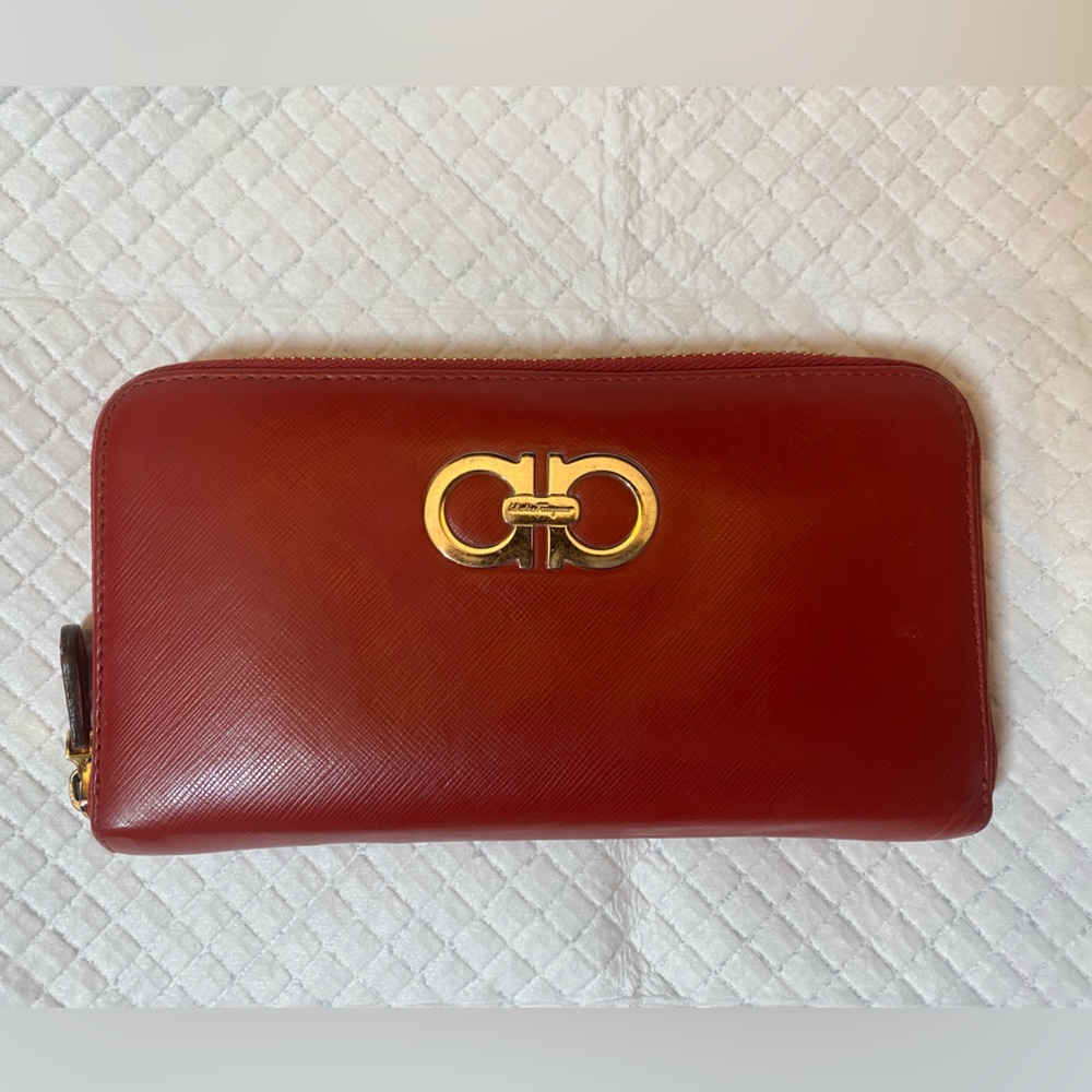 Salvatore Ferragamo Continental Wallet (Authentic)